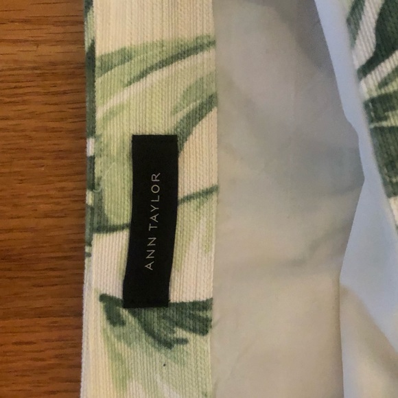 Ann Taylor Woven Skirt with Leaf Print - Picture 4 of 5